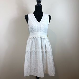 Altar’d State White Lace Crocheted Dress M NWT